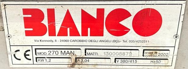 Sega a Nastro BIANCO 270 MAN in vendita - foto 4