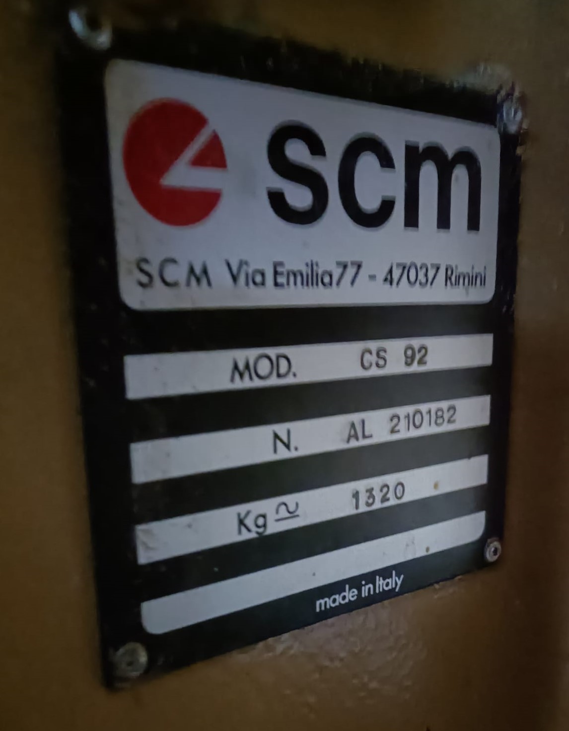 Calibratrice SCM CS 92 in vendita - foto 3