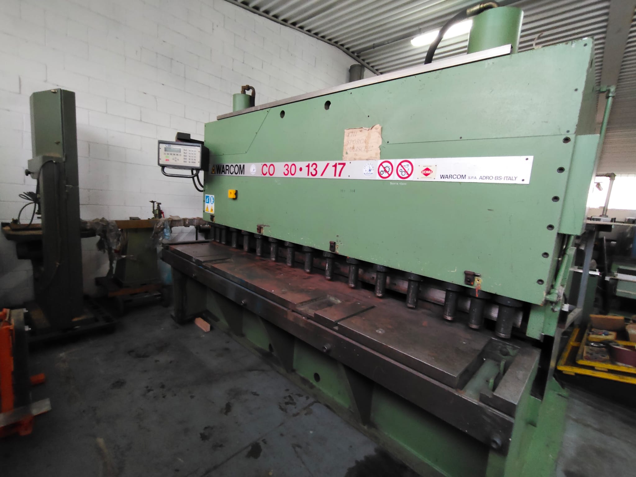 Cesoia a ghigliottina WARCOM 3050 x 17mm C 30-13/17 in vendita - foto 1