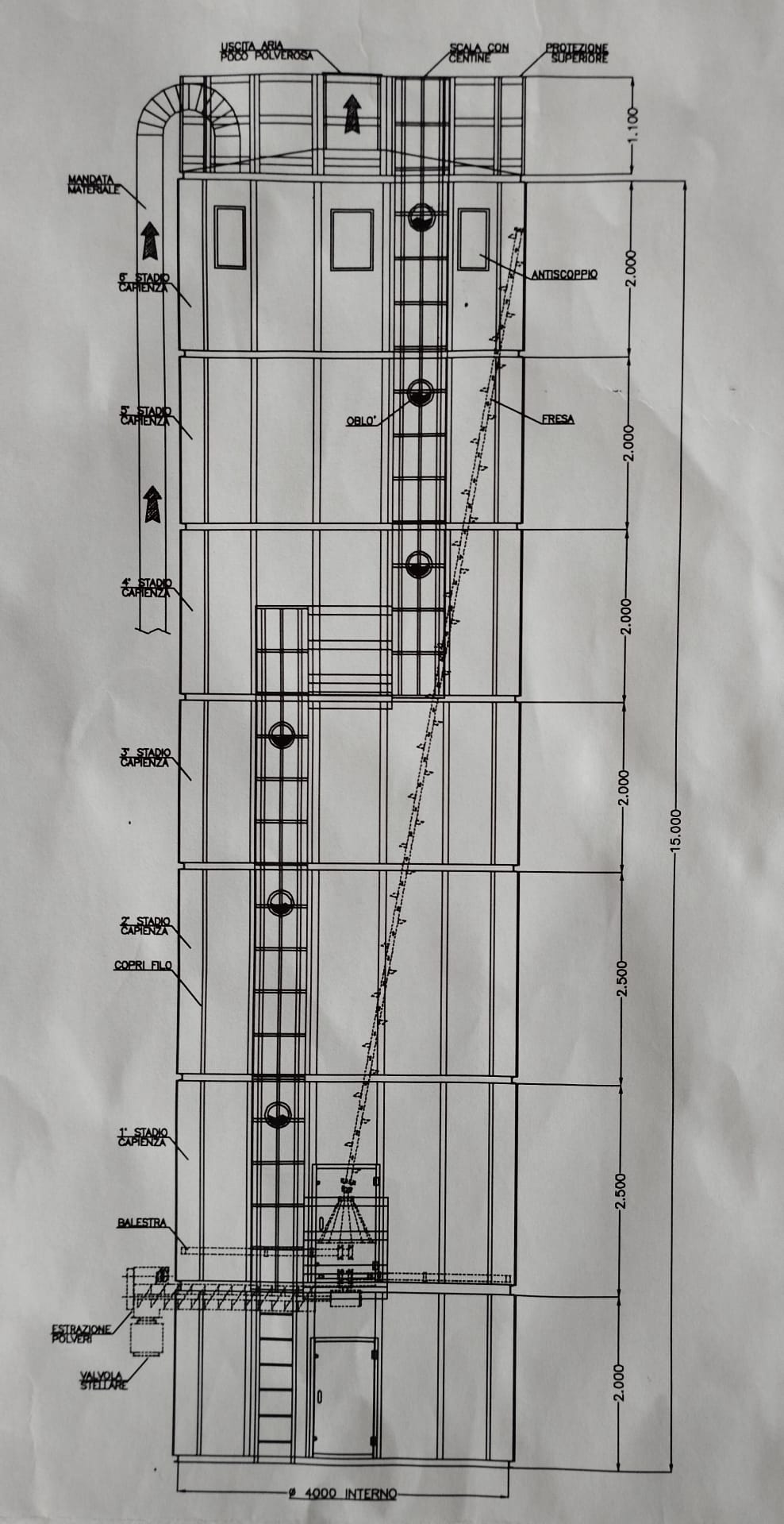 SILOS di Contenimento per Stoccaggio 140 mc in vendita - foto 2