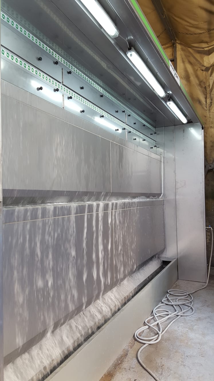 Cabina di verniciatura ad acqua da 6000mm X 1500mm in vendita - foto 2