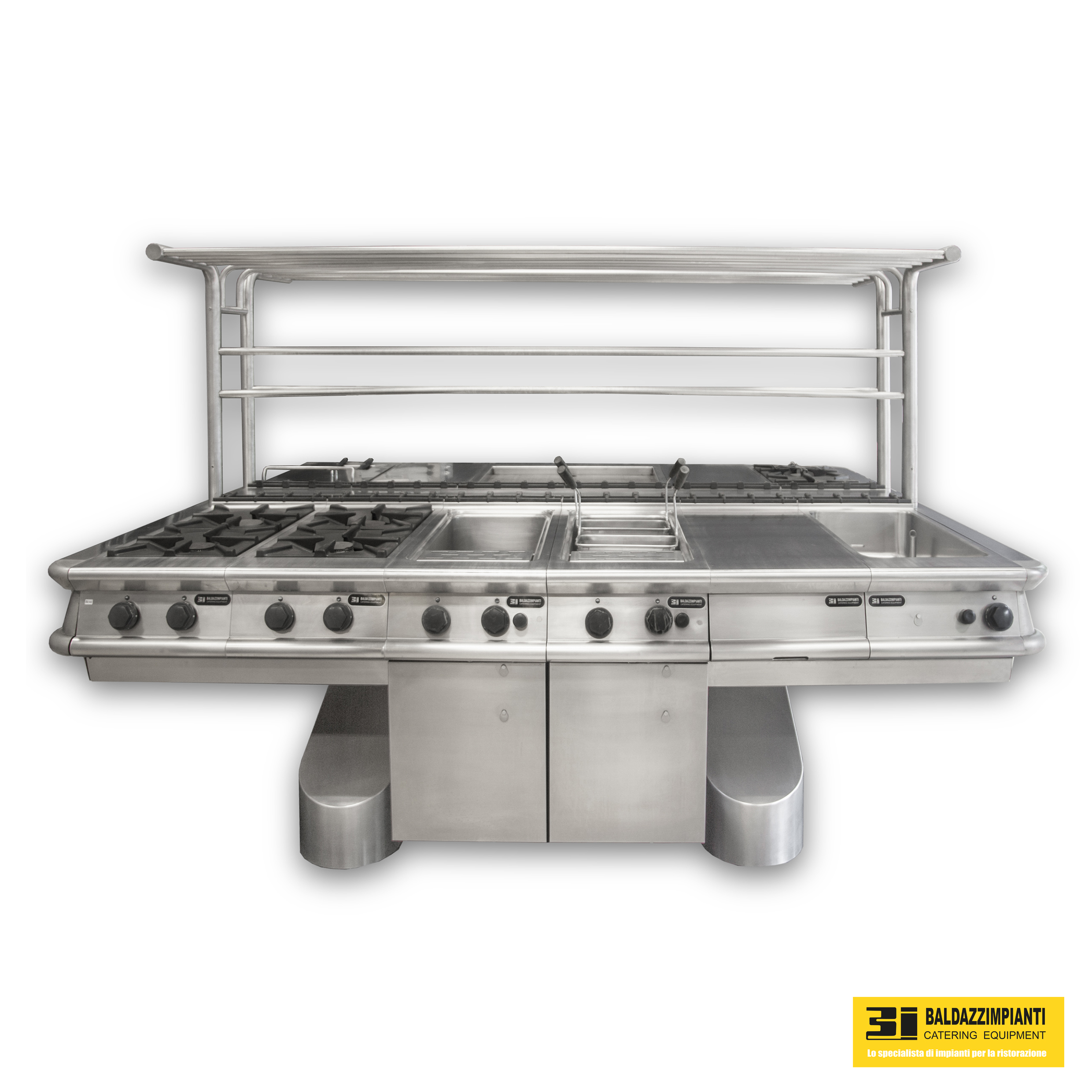 ATTREZZATURE CUCINA BLOCCO COTTURA MODULARE SOSPESA in vendita - foto 2