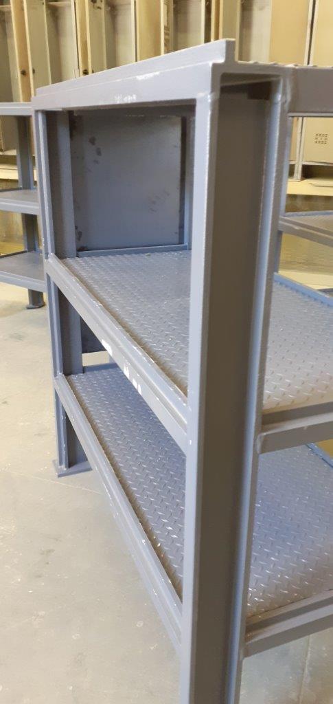 SCAFFALE PORTA TUTTO PESANTE ROBUSTO 3 PIANI (x3) in vendita - foto 3