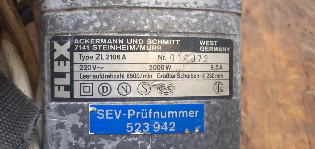 SMERIGLIATRICI ANGOLARI FLEX 230 in vendita - foto 3