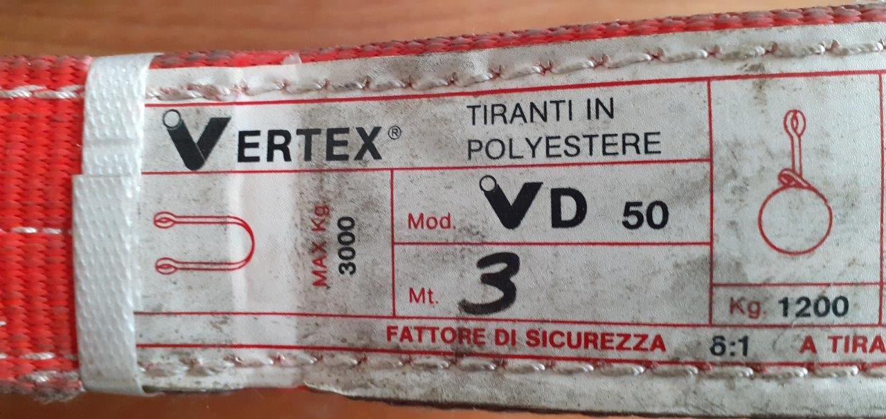TIRANTI con ASOLE poliestere SOLLEVAMENTO in vendita - foto 6