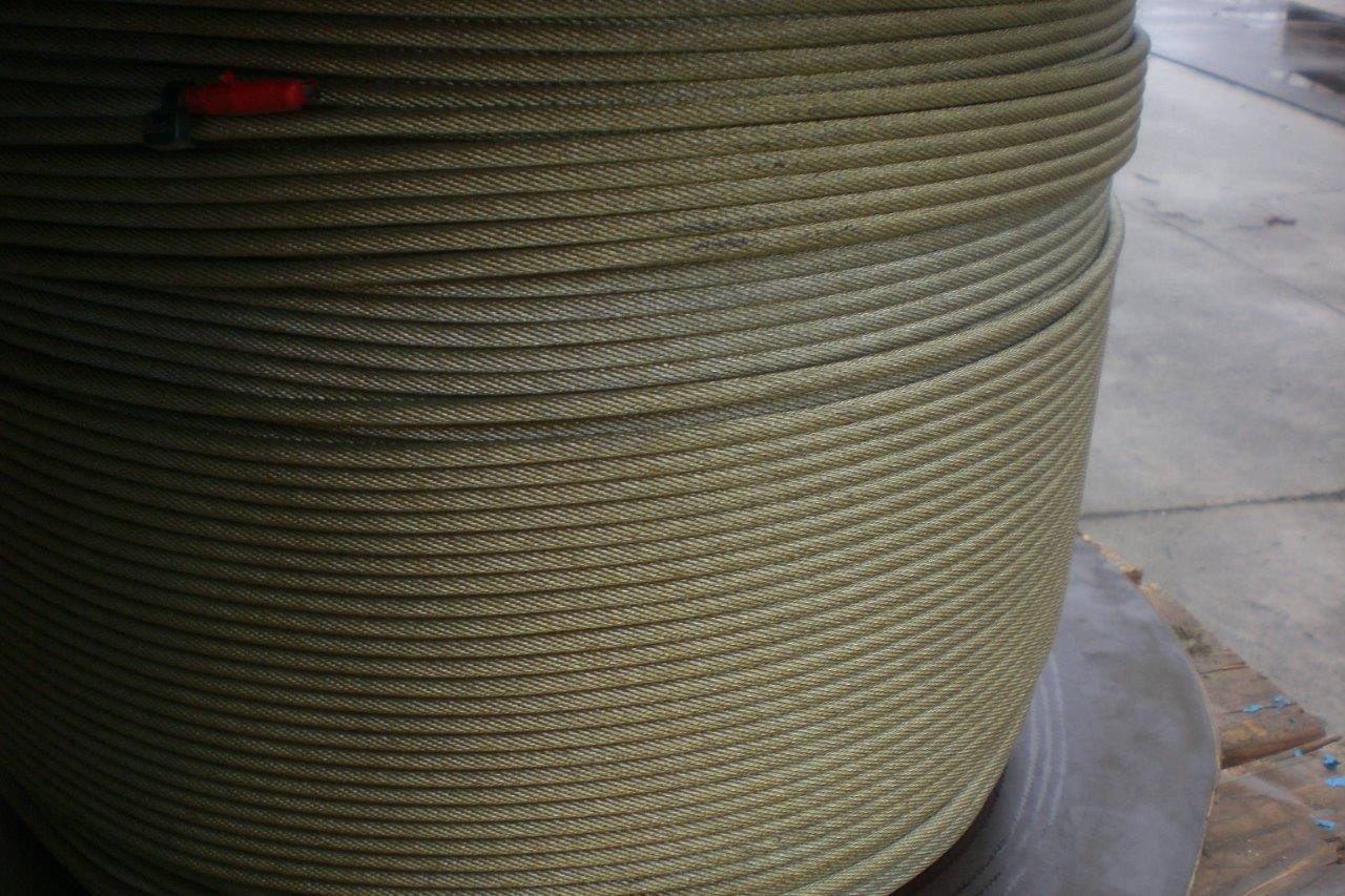 FUNE ACCIAIO ZINCATA d.5 mm. / ANTIGIREVOLE 18x7 in vendita - foto 3