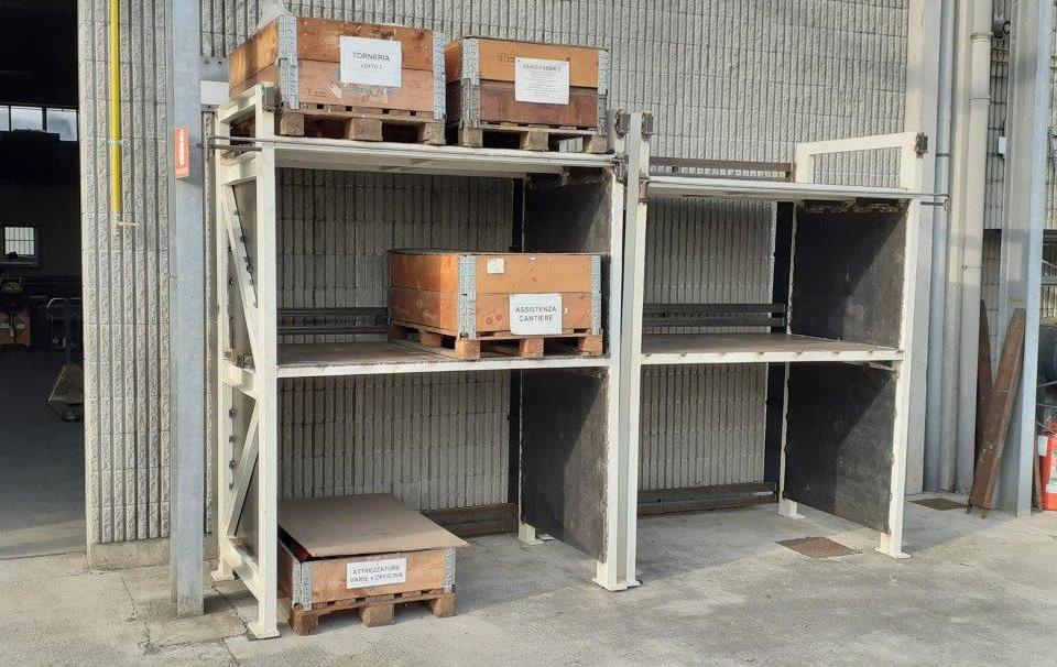 SCAFFALATURA INDUSTRIALE 6 pallets EPAL 80x120 in vendita - foto 1