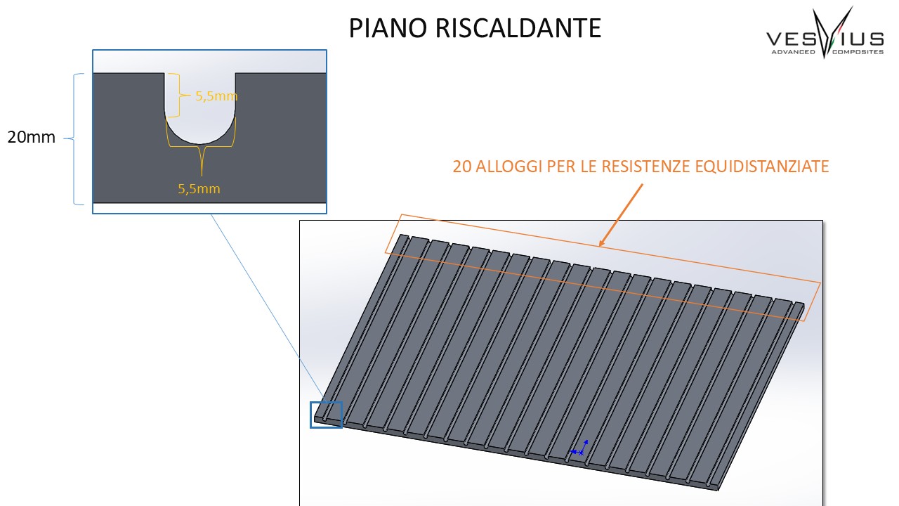 STAMPO IN ALLUMINIO PER PINNE IN CARBONIO E VETRO in vendita - foto 4