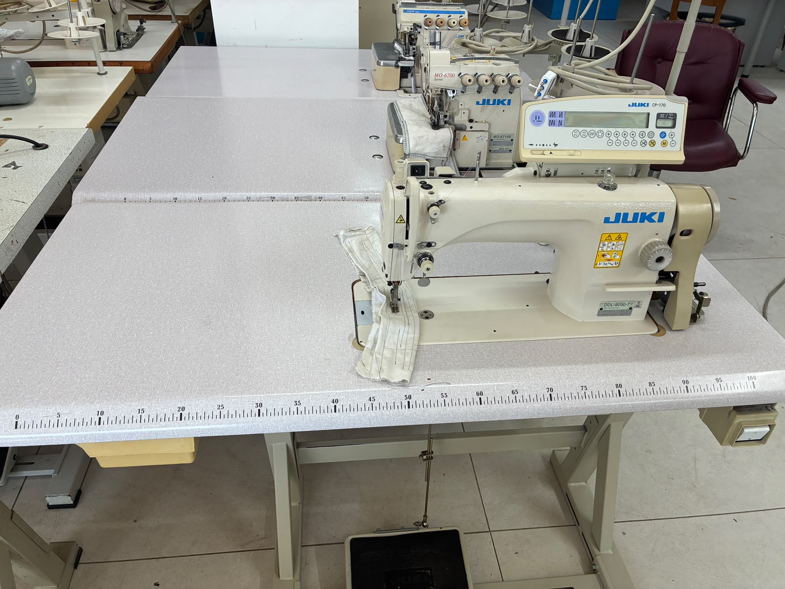 Macchina per cucire Lineare Juki 8700-7 elettronica in vendita - foto 1