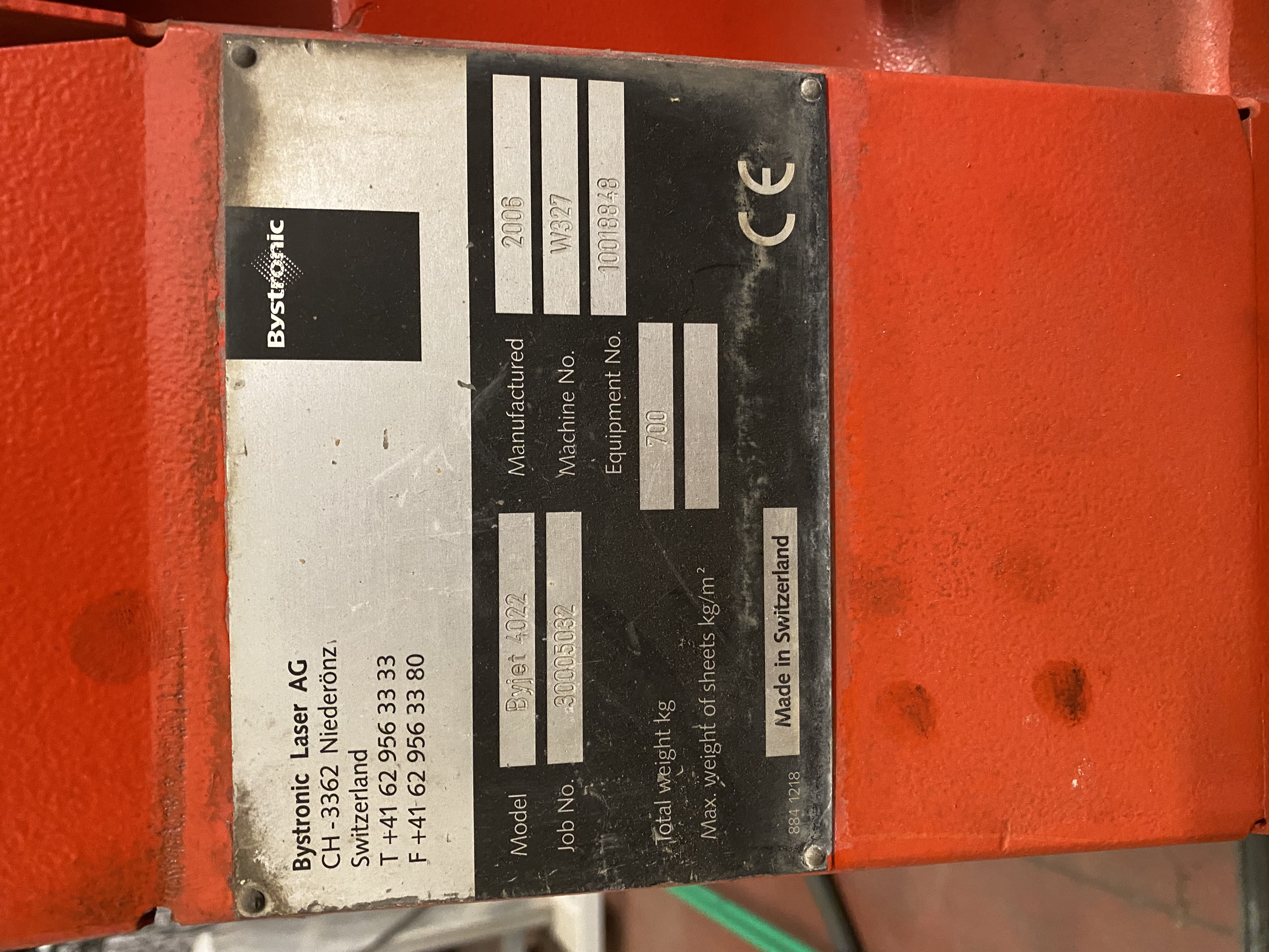 Vendo Waterjet Bystronic da revisionare in vendita - foto 1