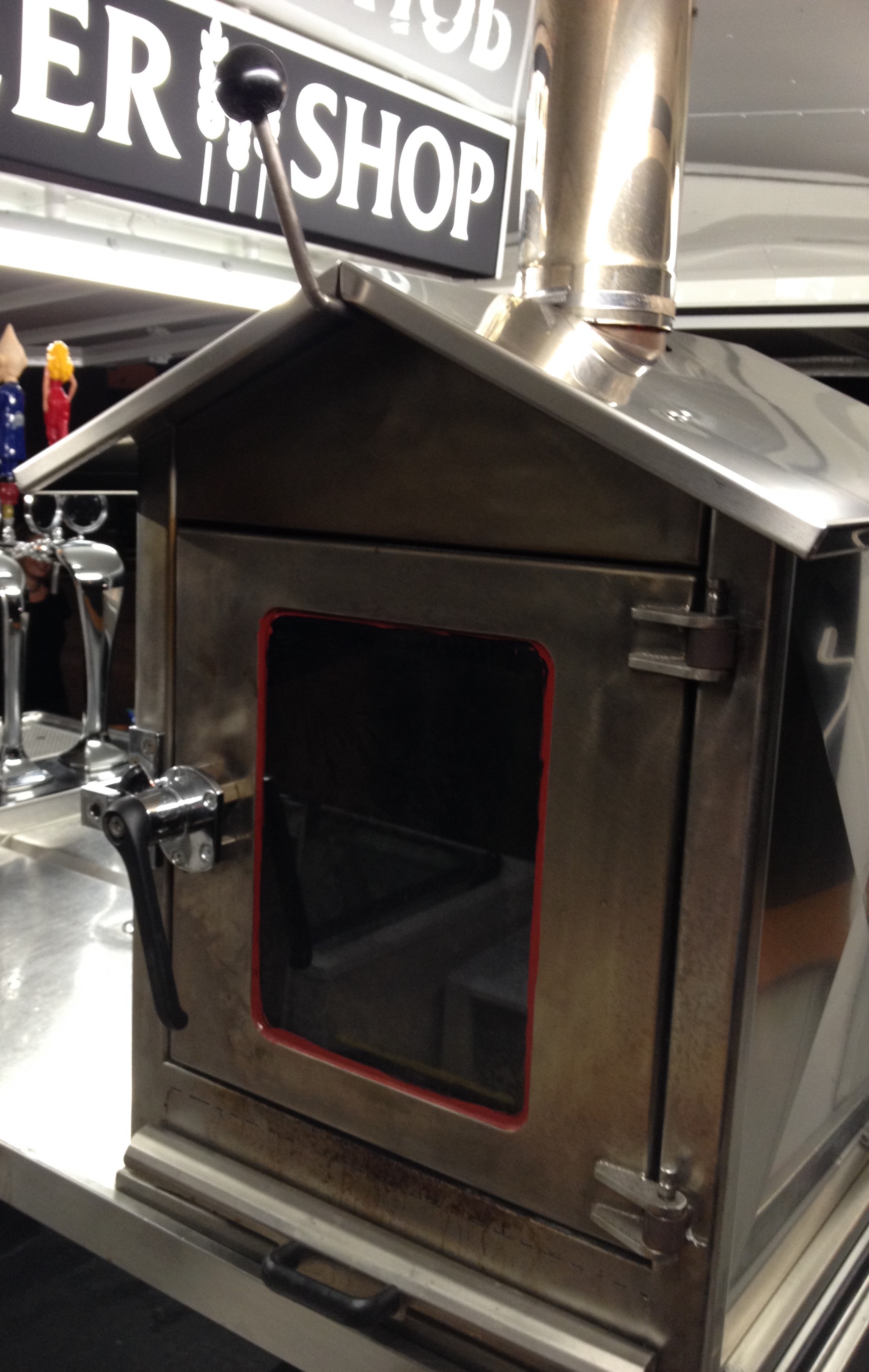 Forno a carbone da interno (barbecue) canna fumaria in vendita - foto 9