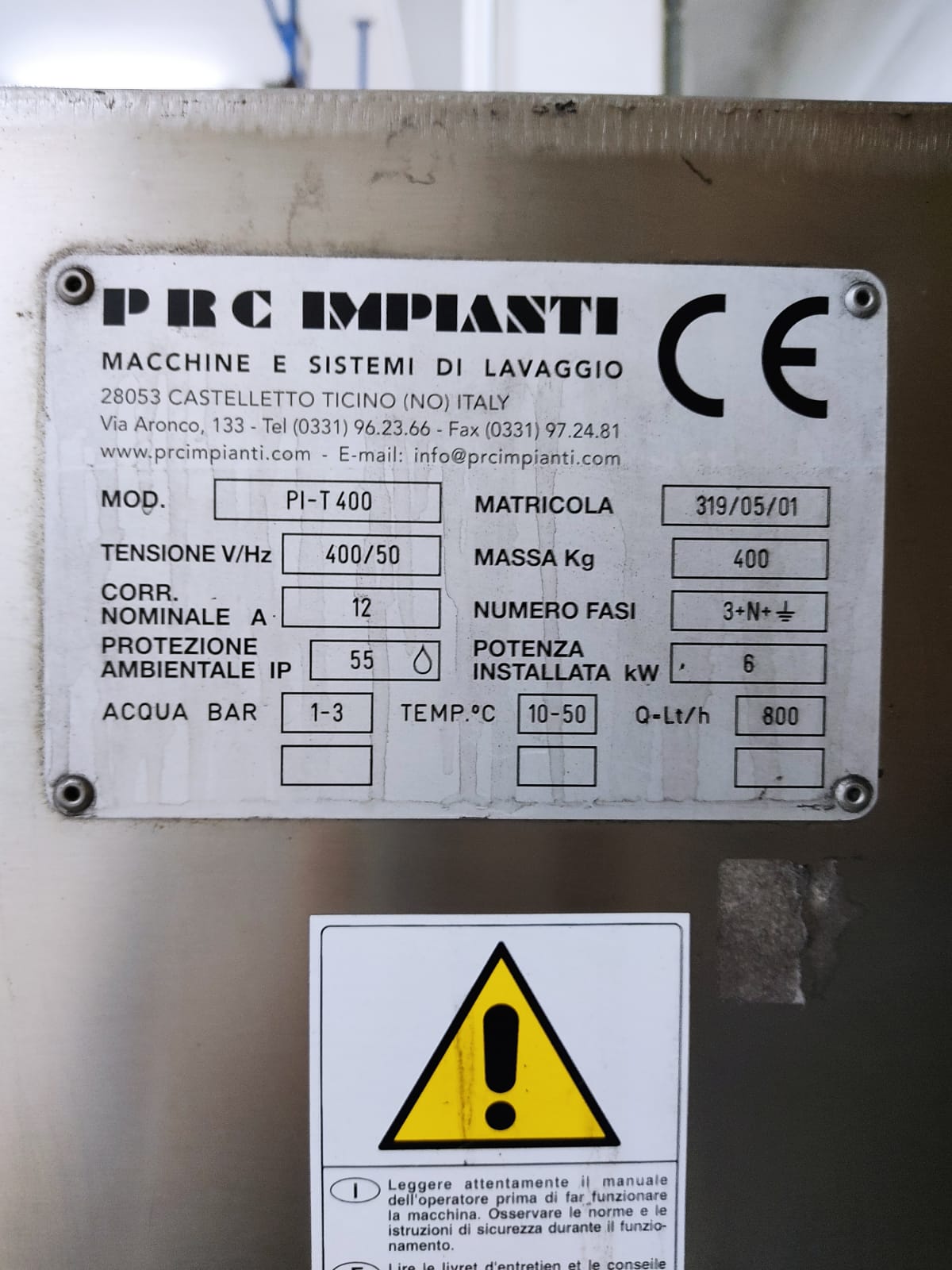 IMPIANTO A TUNNEL PER LAVAGGOI TUBI METALLICI in vendita - foto 8