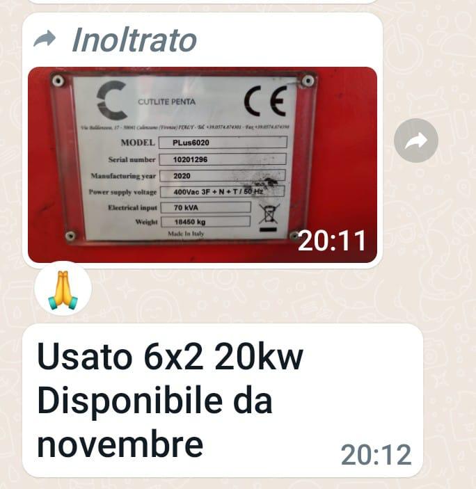 Laser fibra CutlitePenta 6000x2000 in vendita - foto 3