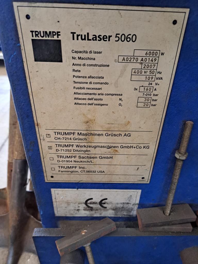 Laser Trumpf TruLaser 5060 in vendita - foto 4