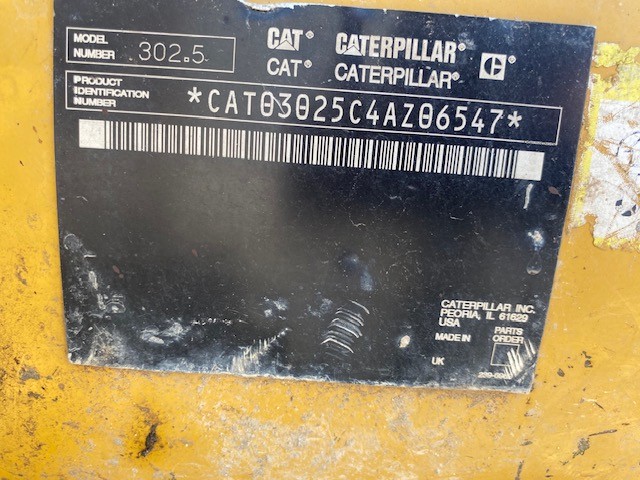 Mini escavatore Caterpillar 302.5 in vendita - foto 4