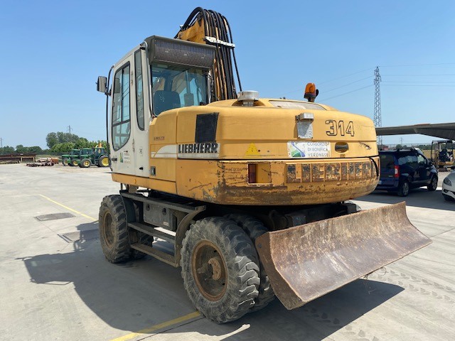 Escavatore gommato Liebherr A314 Litronic in vendita - foto 8