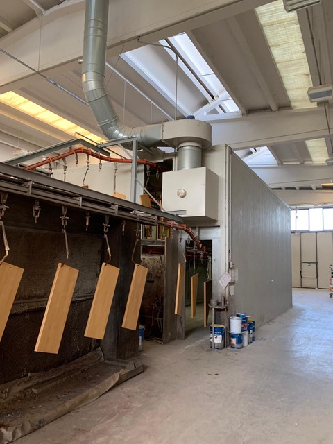 Impianto di verniciatura legno ad acqua  in vendita - foto 5