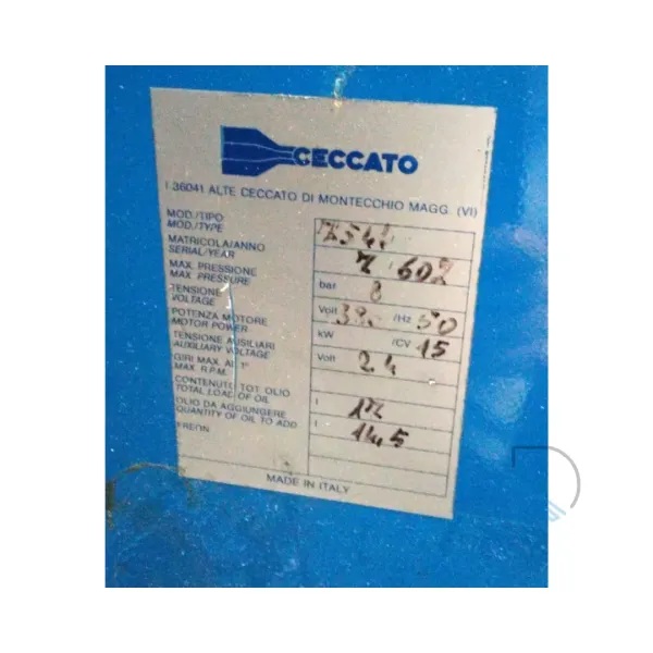 Compressore Usato Ceccato CRA 15 in vendita - foto 2