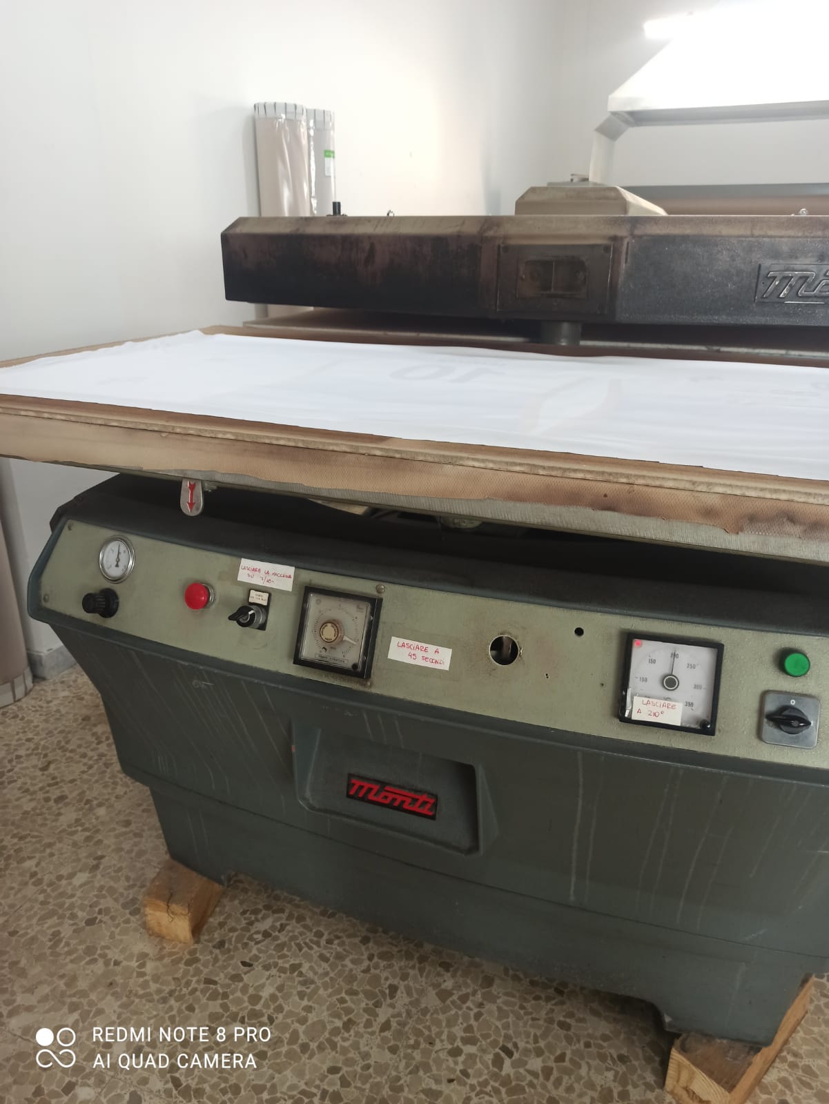 Pressa Monti 104/V, doppio piatto da cm 160x90 in vendita - foto 2
