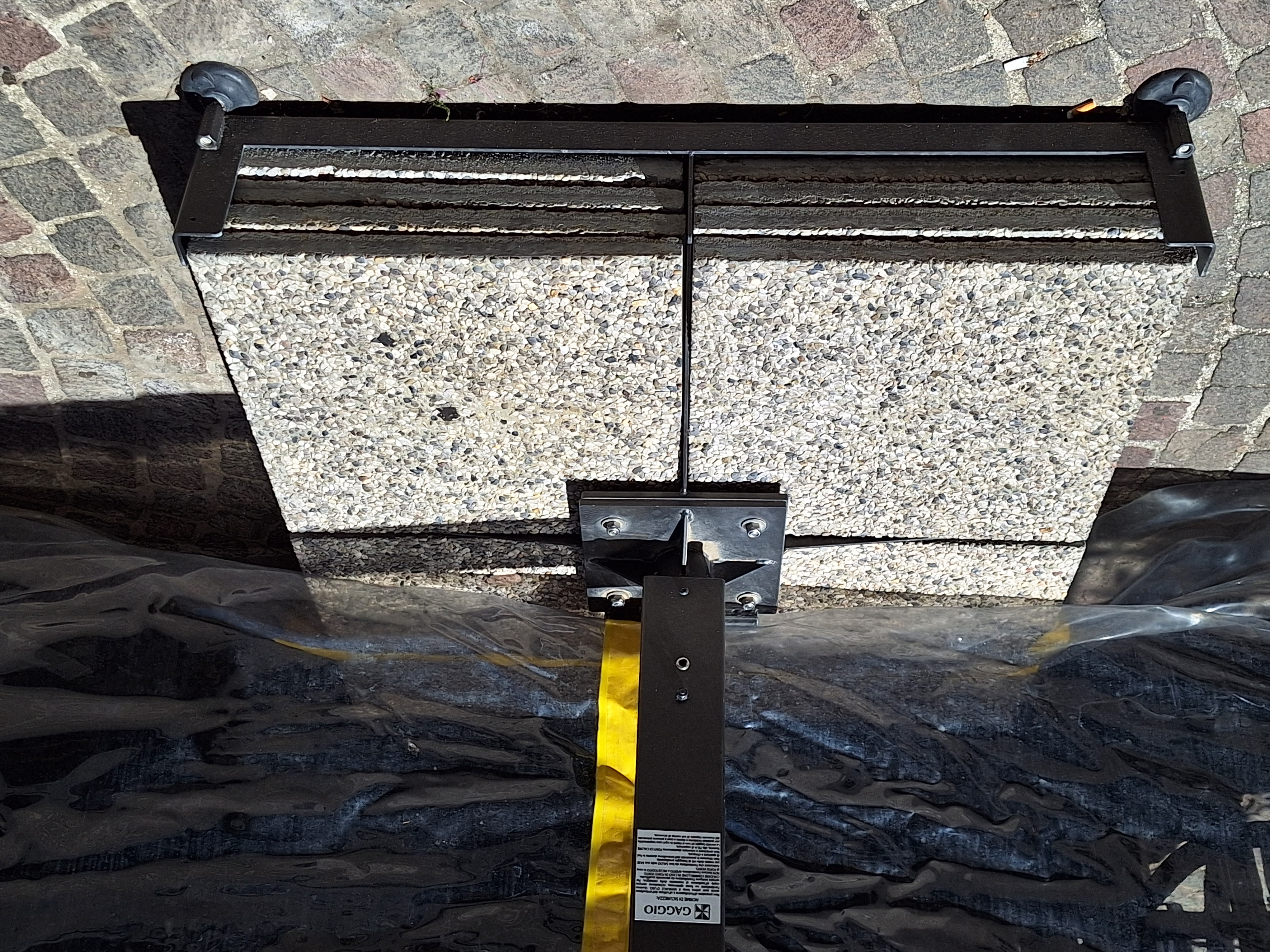 Ombrelloni Venezia calssic 400×400 Colore manganese in vendita - foto 3