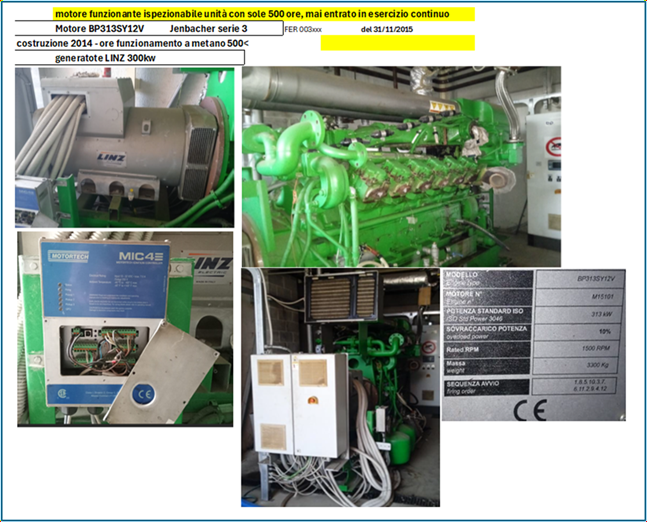 Jenbacher Serie 3 300 kW – 500 ORE – 2014 – LINZ  in vendita - foto 1