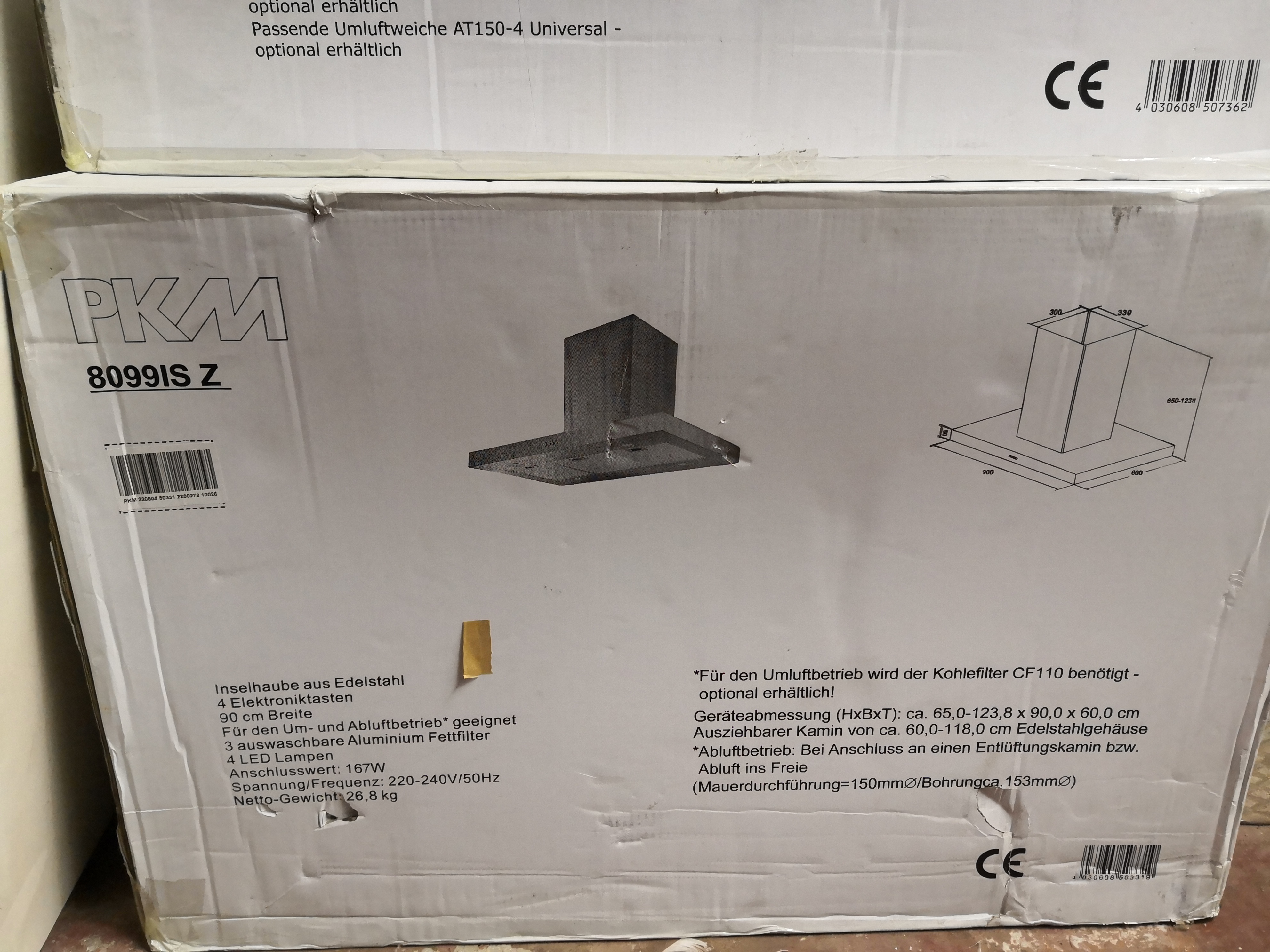 Lotto di cappe da cucina da 60/90 pezzi 225 in vendita - foto 8