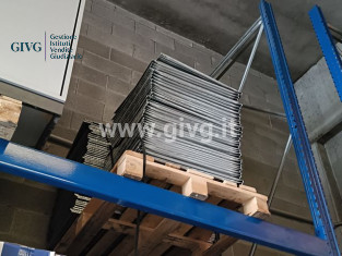 Scaffali pallets 8 campate metri 21,60 altezza mt 5,5 in vendita - foto 3