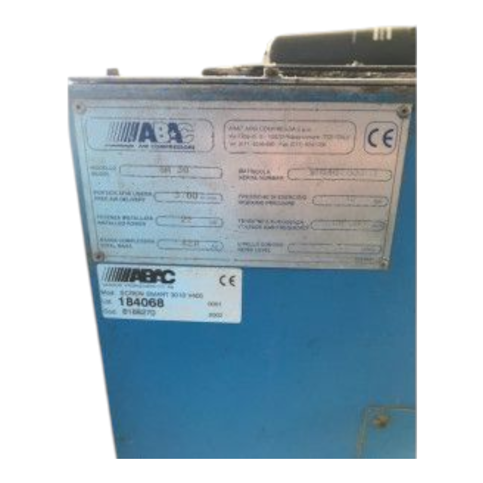 Compressore a vite ABAC SMART 3010 Kw 22 con serbatoio in vendita - foto 5