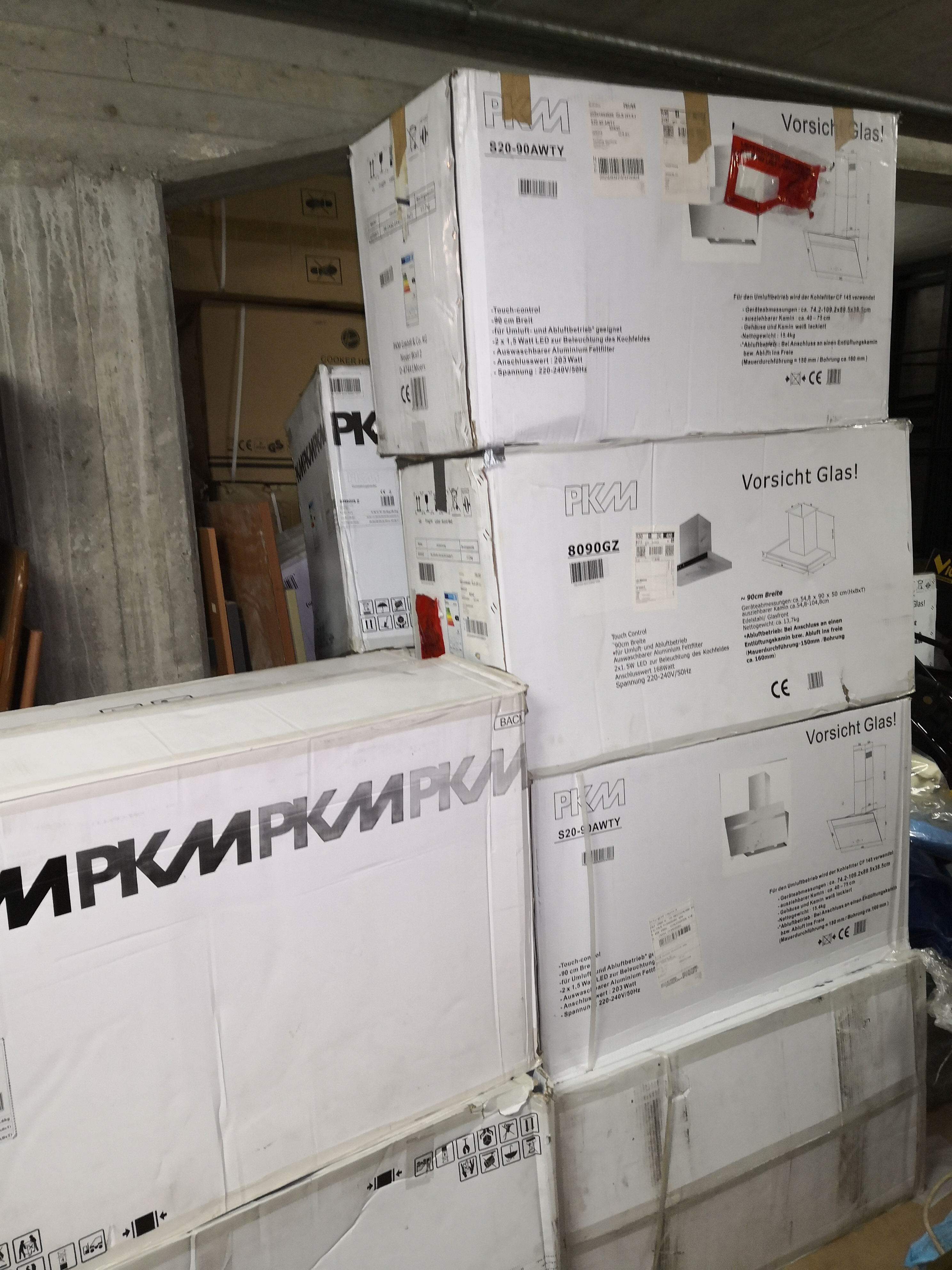 Lotto di cappe da cucina da 60/90 pezzi 225 in vendita - foto 9