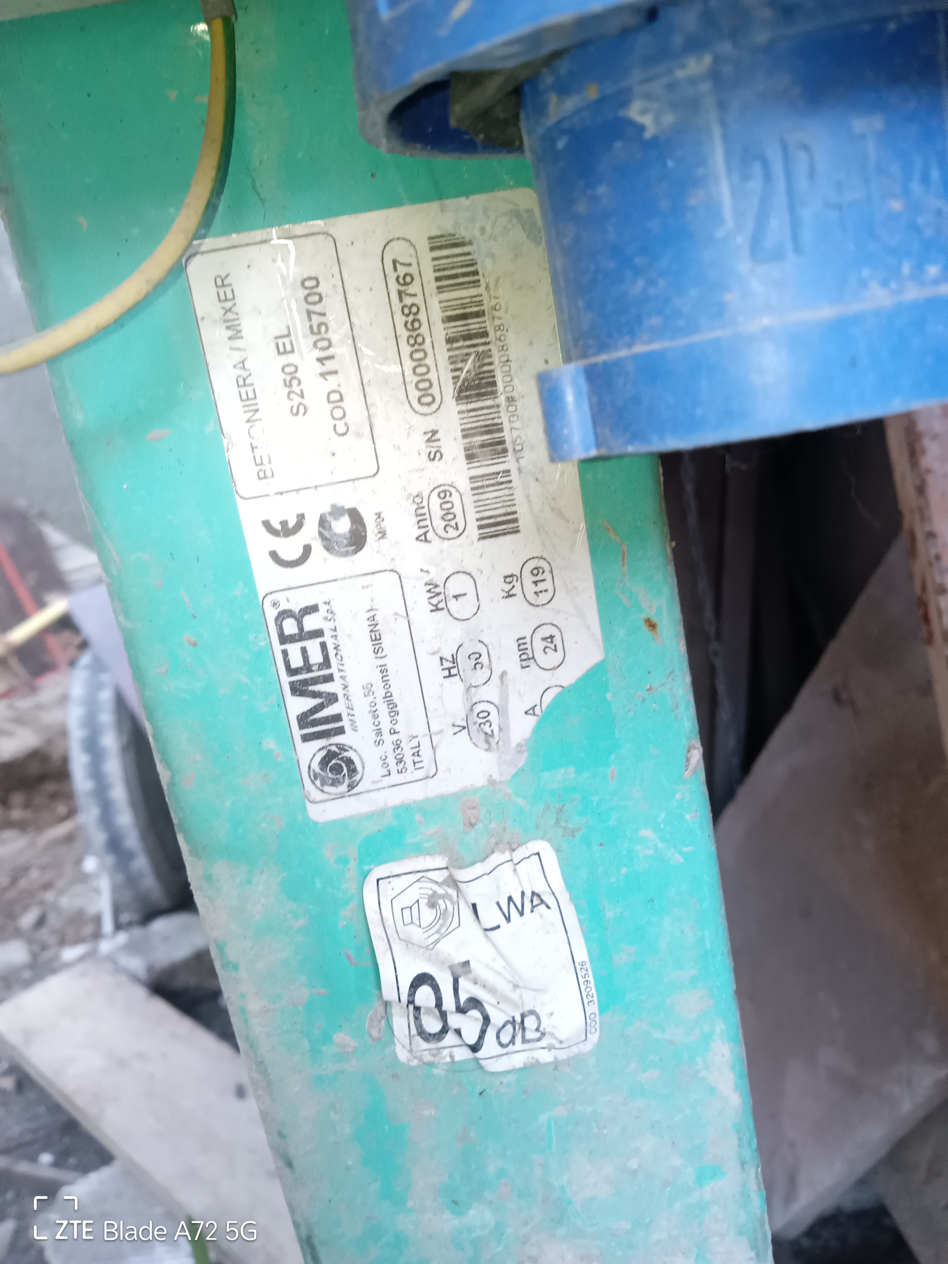 Betoniera IMER S250 EL in vendita - foto 1