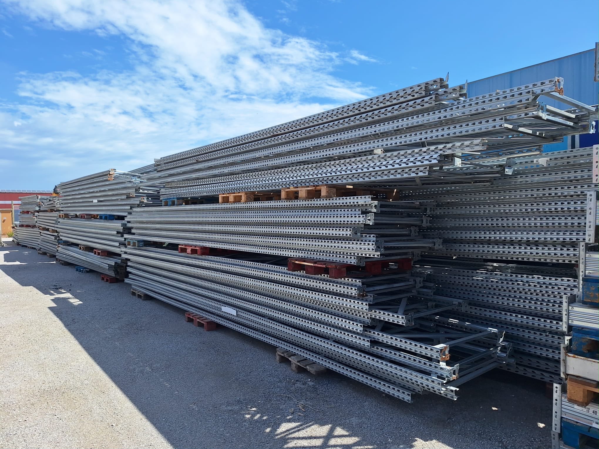 40 scaffali portapallet altezza cm 720 in vendita - foto 4