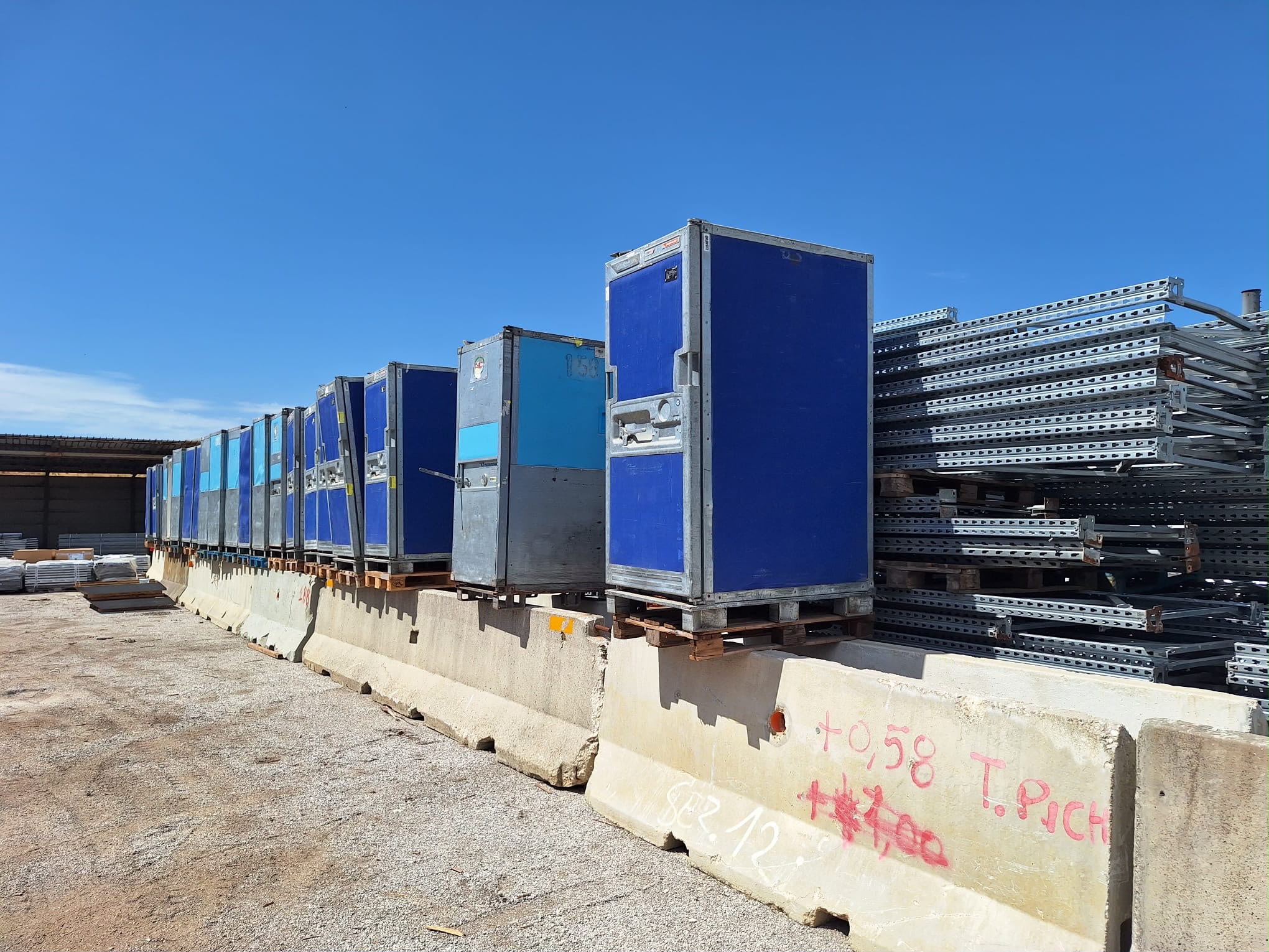 40 scaffali portapallet altezza cm 720 in vendita - foto 10