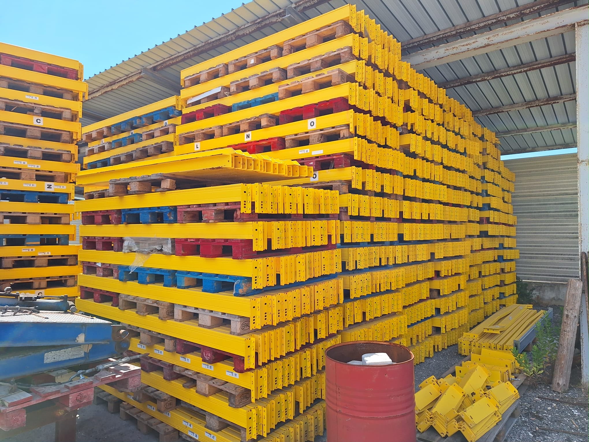 40 scaffali portapallet altezza cm 720 in vendita - foto 11
