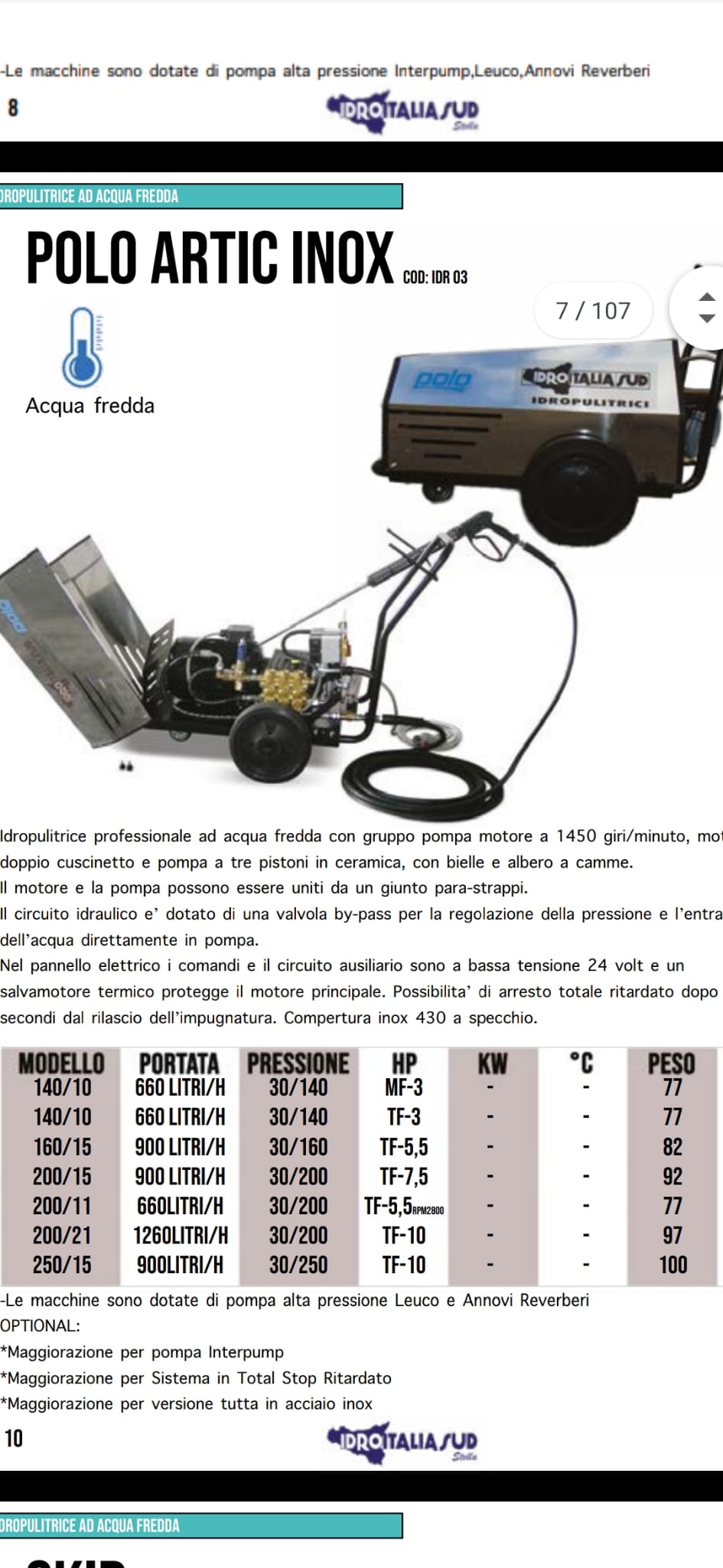 idropulitrici per autocarri professionali in vendita - foto 2