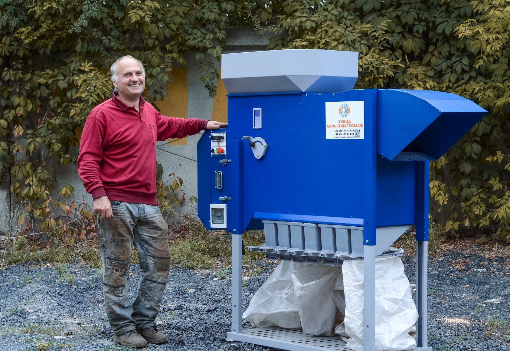 Detergente per cereali / Separatore aerodinamico ASM-15 in vendita - foto 3