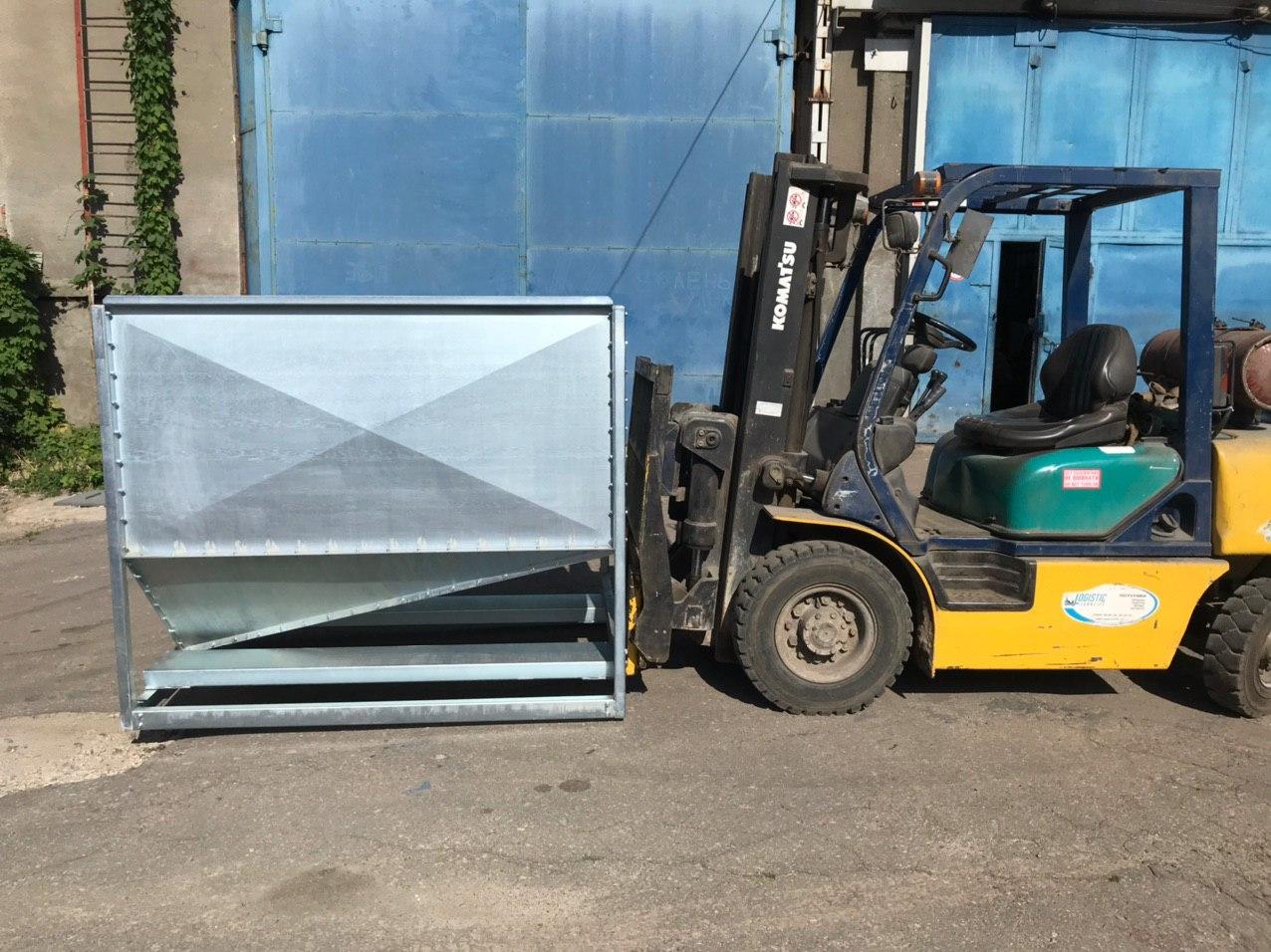 Contenitore per cereali 2m3/stoccaggio mobile del grano in vendita - foto 2