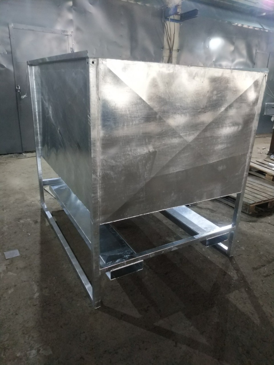 Contenitore per cereali 2m3/stoccaggio mobile del grano in vendita - foto 4
