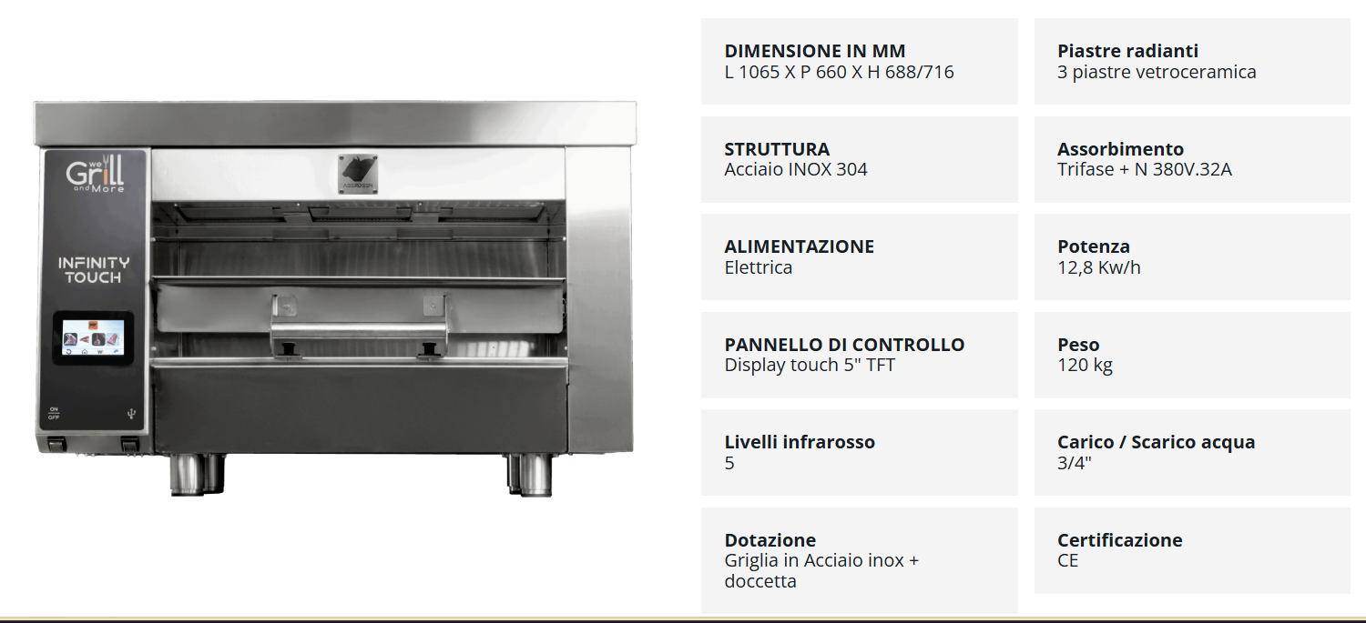 Sistema di cottura professionale WeGrill in vendita - foto 2
