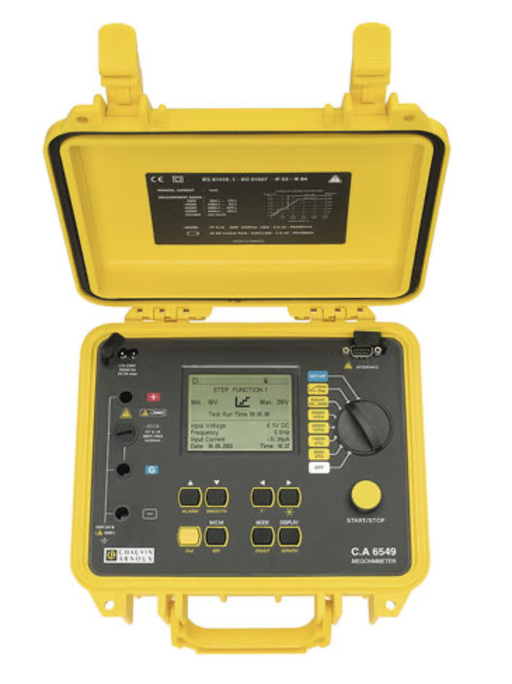 MISURATORE ISOLAMENTO 5KV DIGIT. Chauvin Arnoux CA6549 in vendita - foto 2
