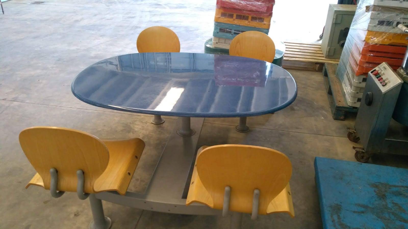 Tavolo scuola mensa monoblocco in vendita - foto 1