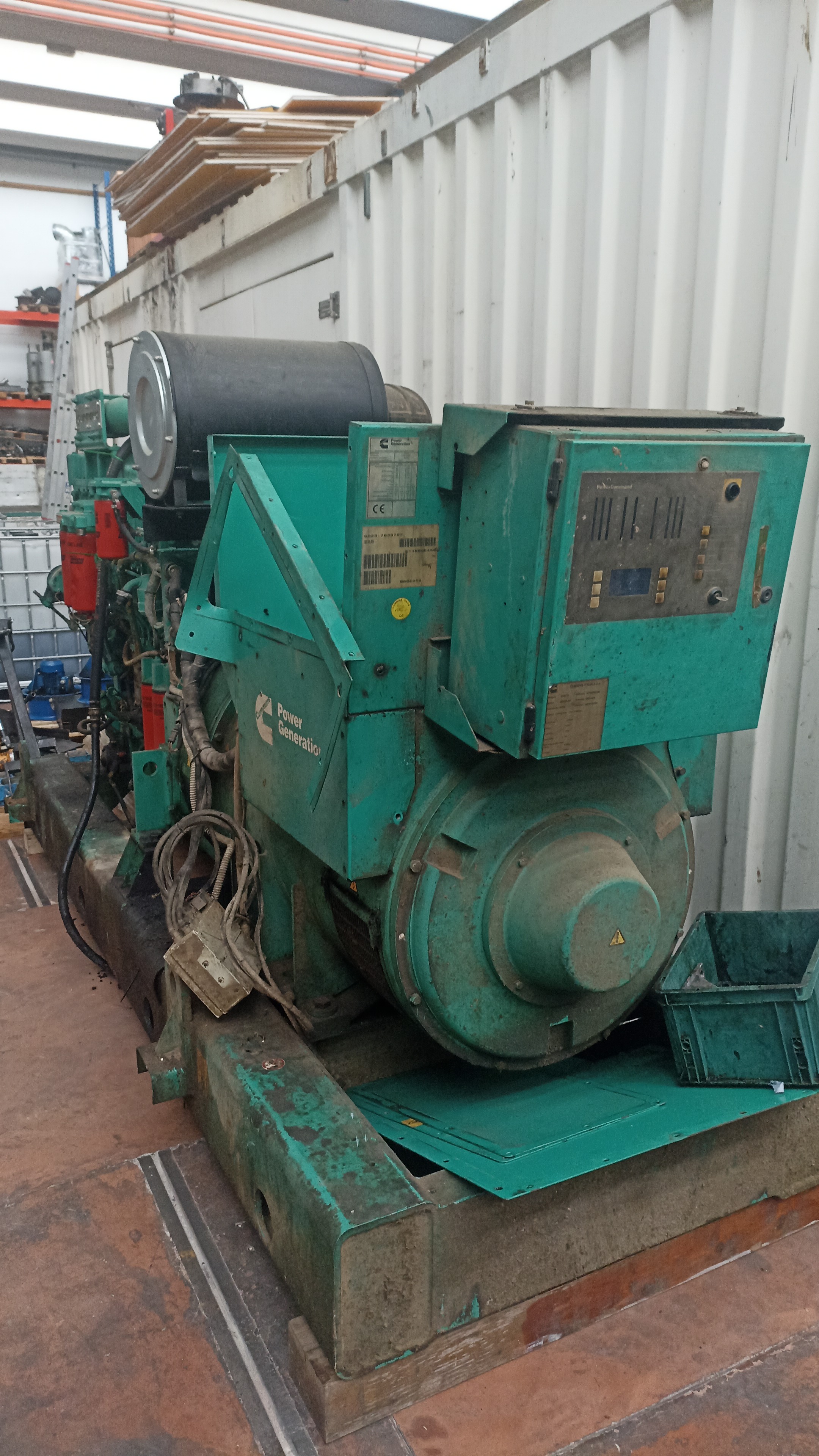 GRUPPO ELETTROGENO 500KW CUMMINS GASOLIO in vendita - foto 5