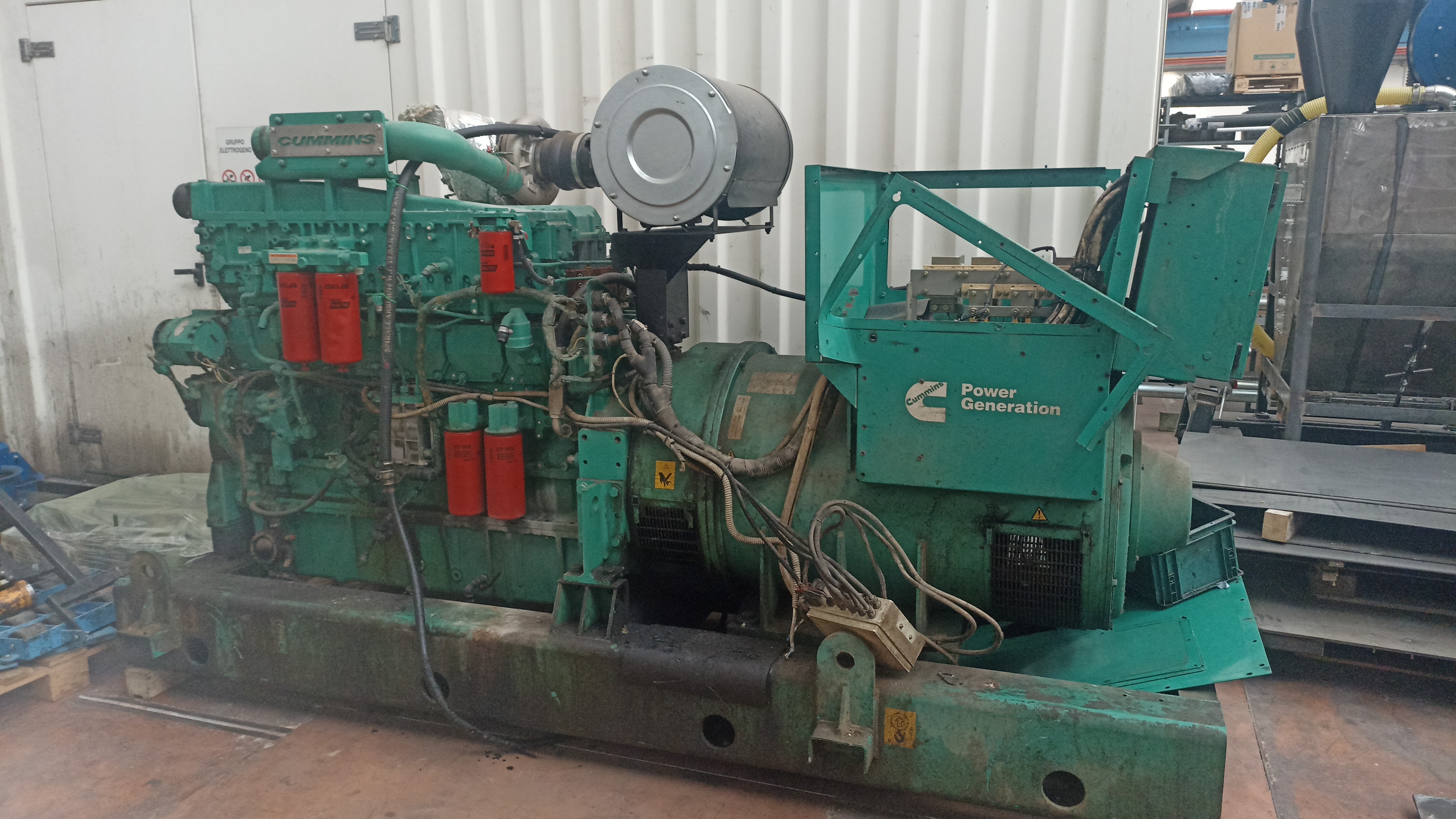 GRUPPO ELETTROGENO 500KW CUMMINS GASOLIO in vendita - foto 1