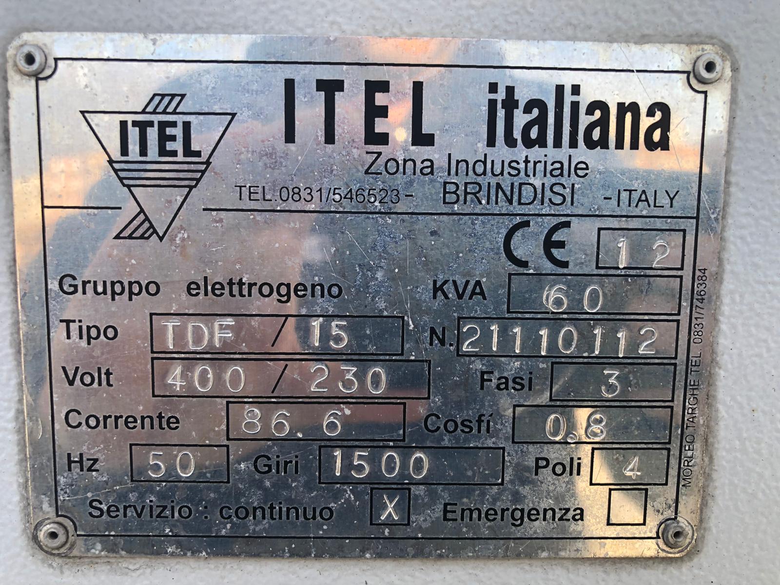 Gruppo elettrogeno 60kVA in vendita - foto 2