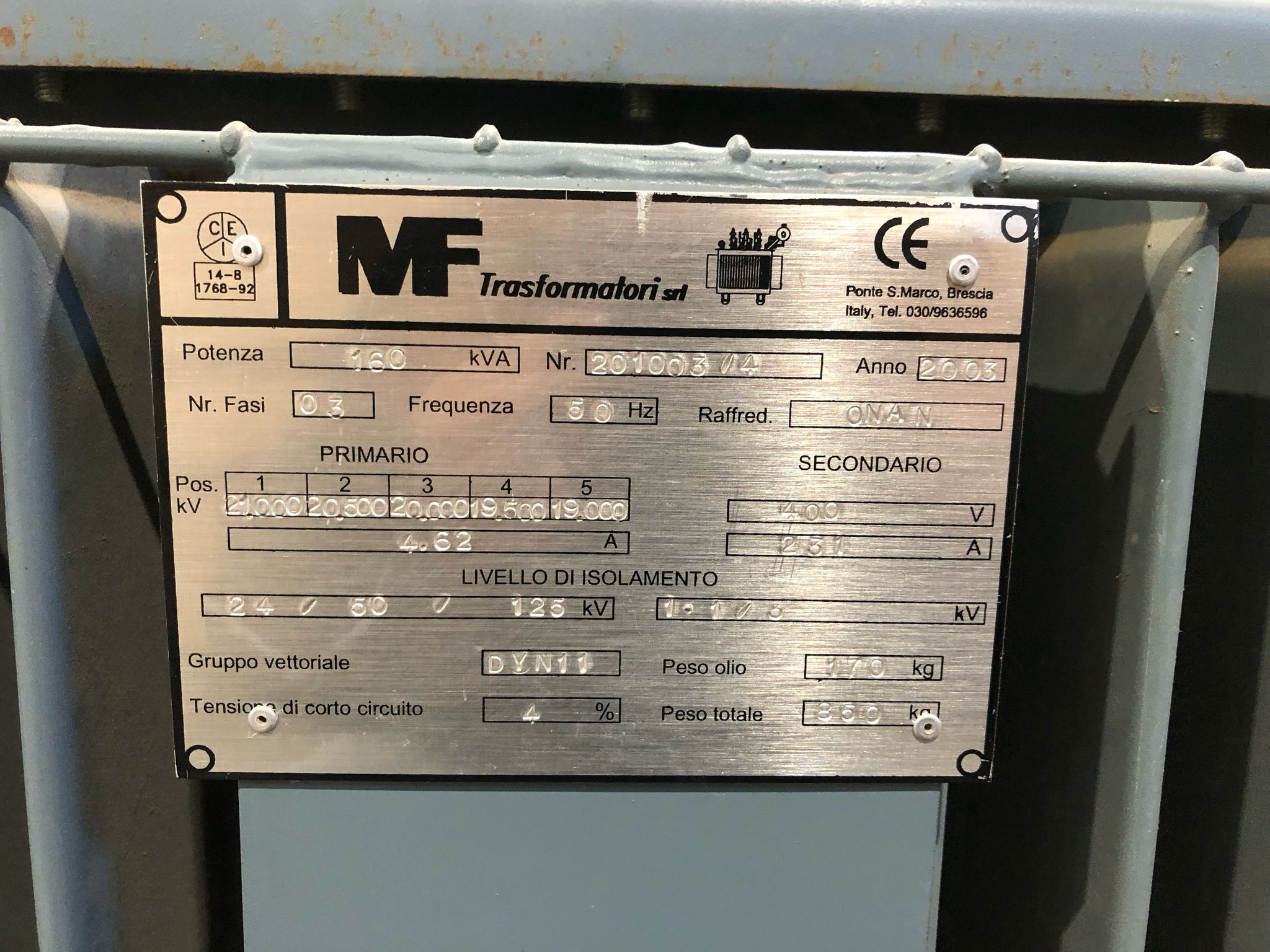 TRASFORMATRE AD OLIO in vendita - foto 3