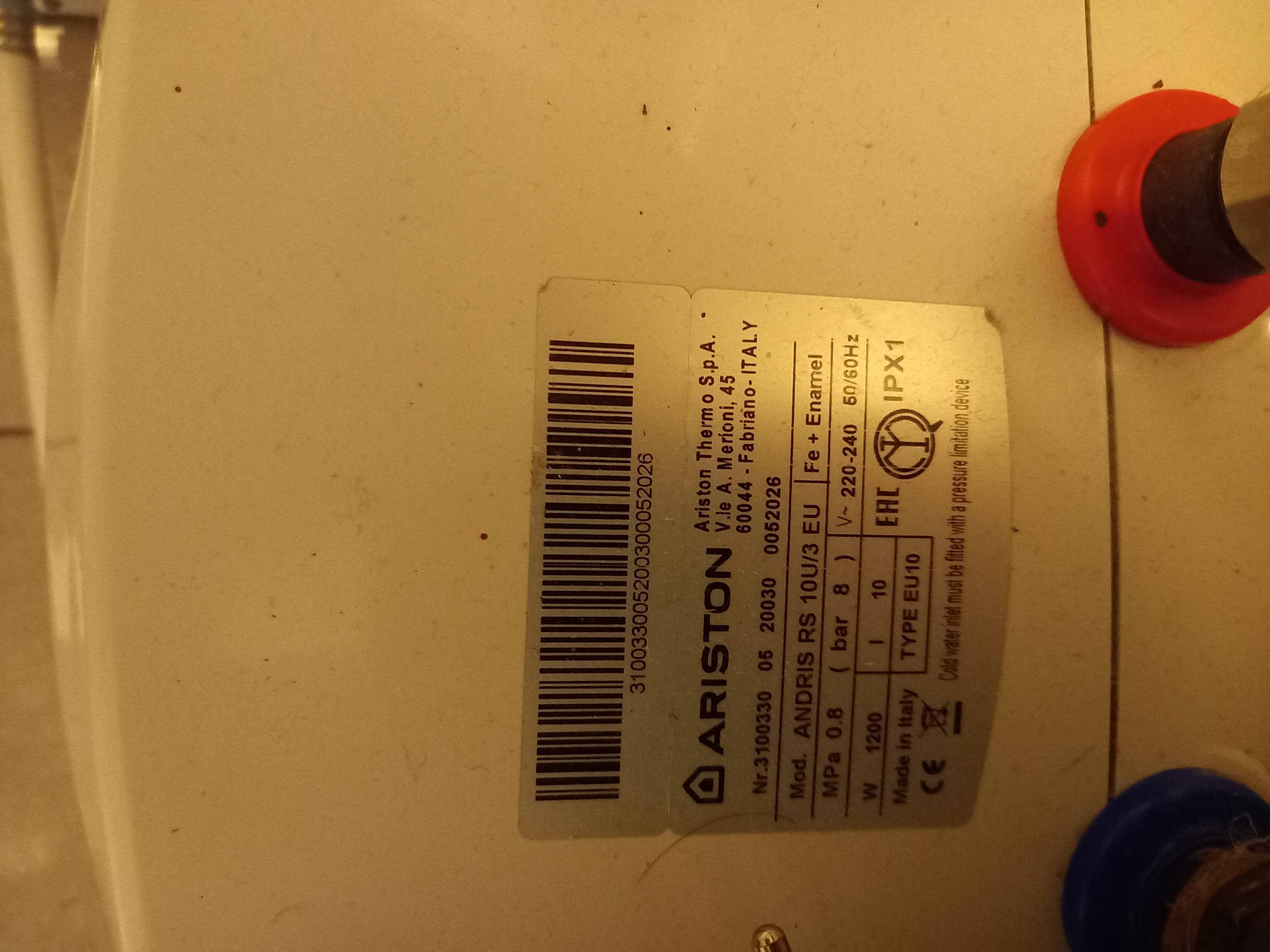 Scaldacqua elettrico Ariston  in vendita - foto 2
