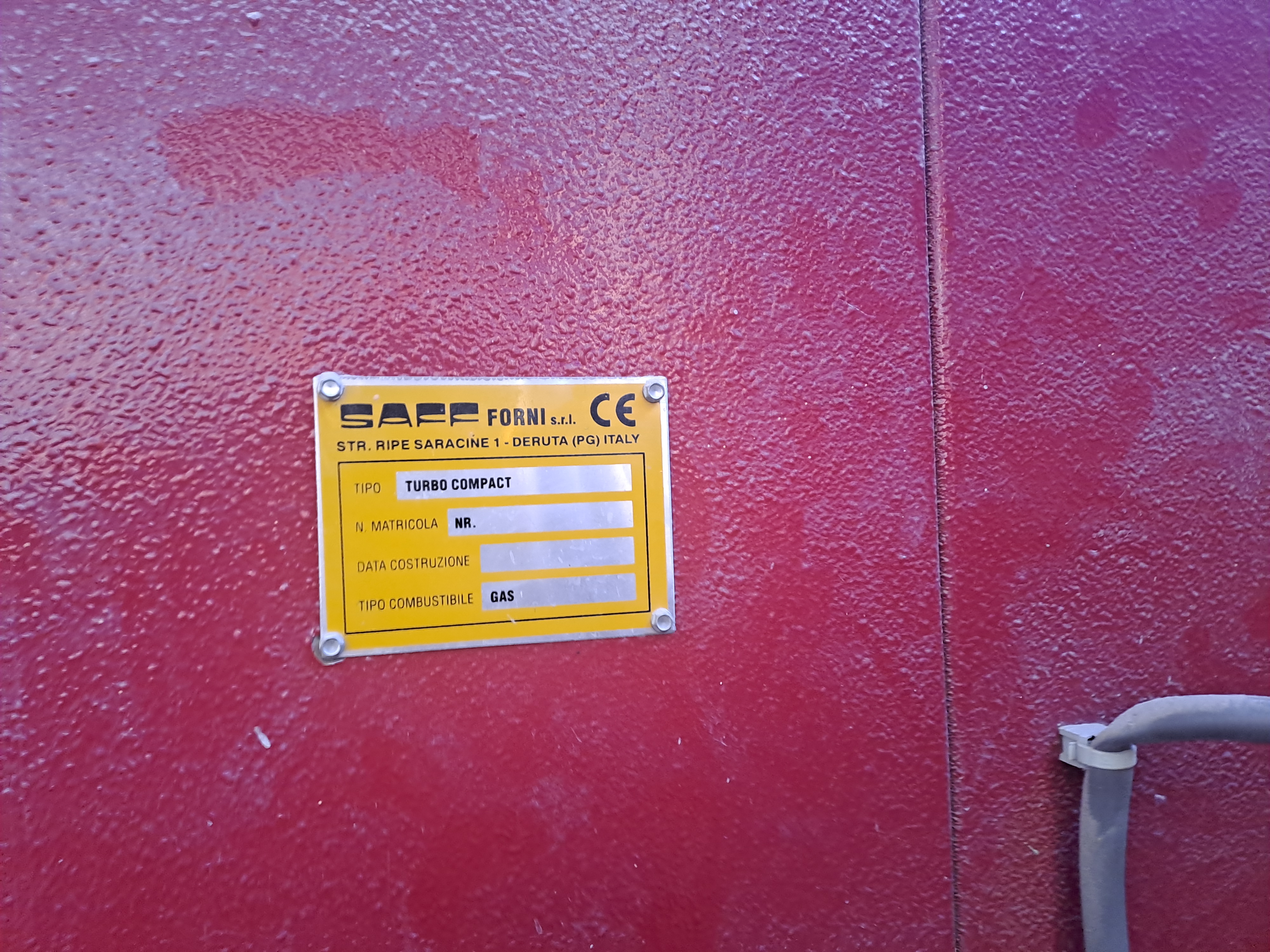 Forno industriale a gas SAFF Turbo Compact in vendita - foto 3