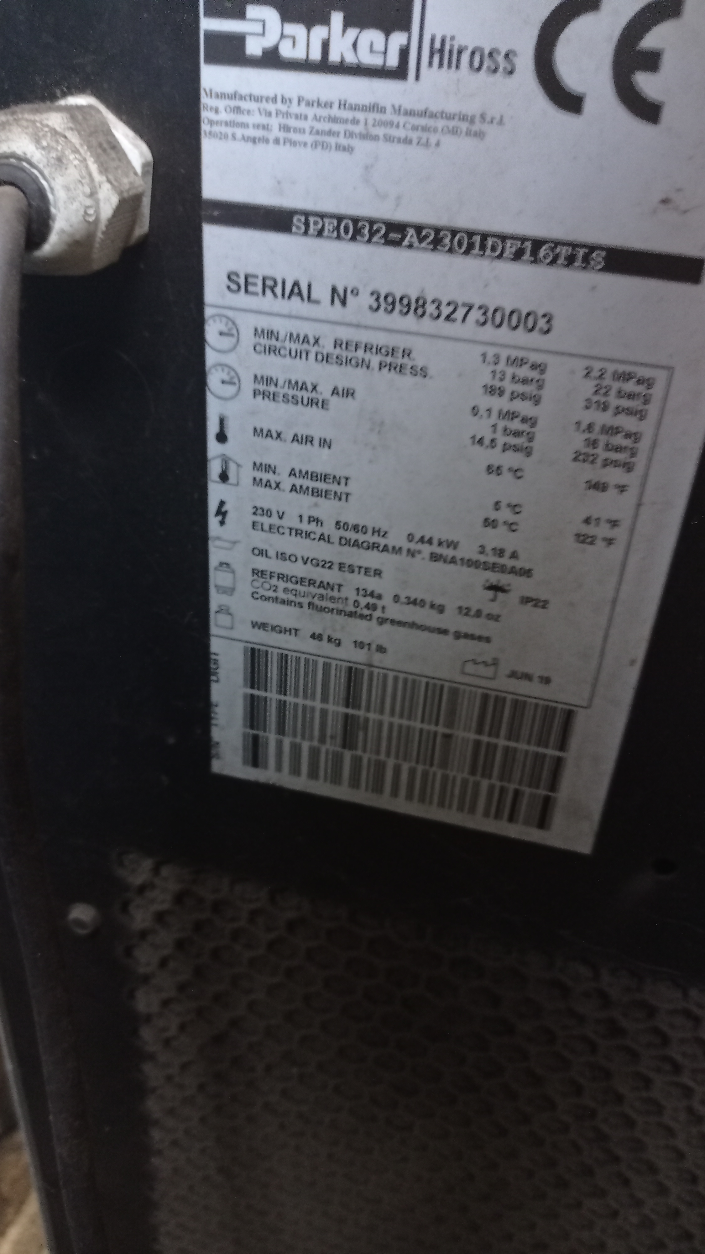 Compressore ELGI EG 22-10V in vendita - foto 5