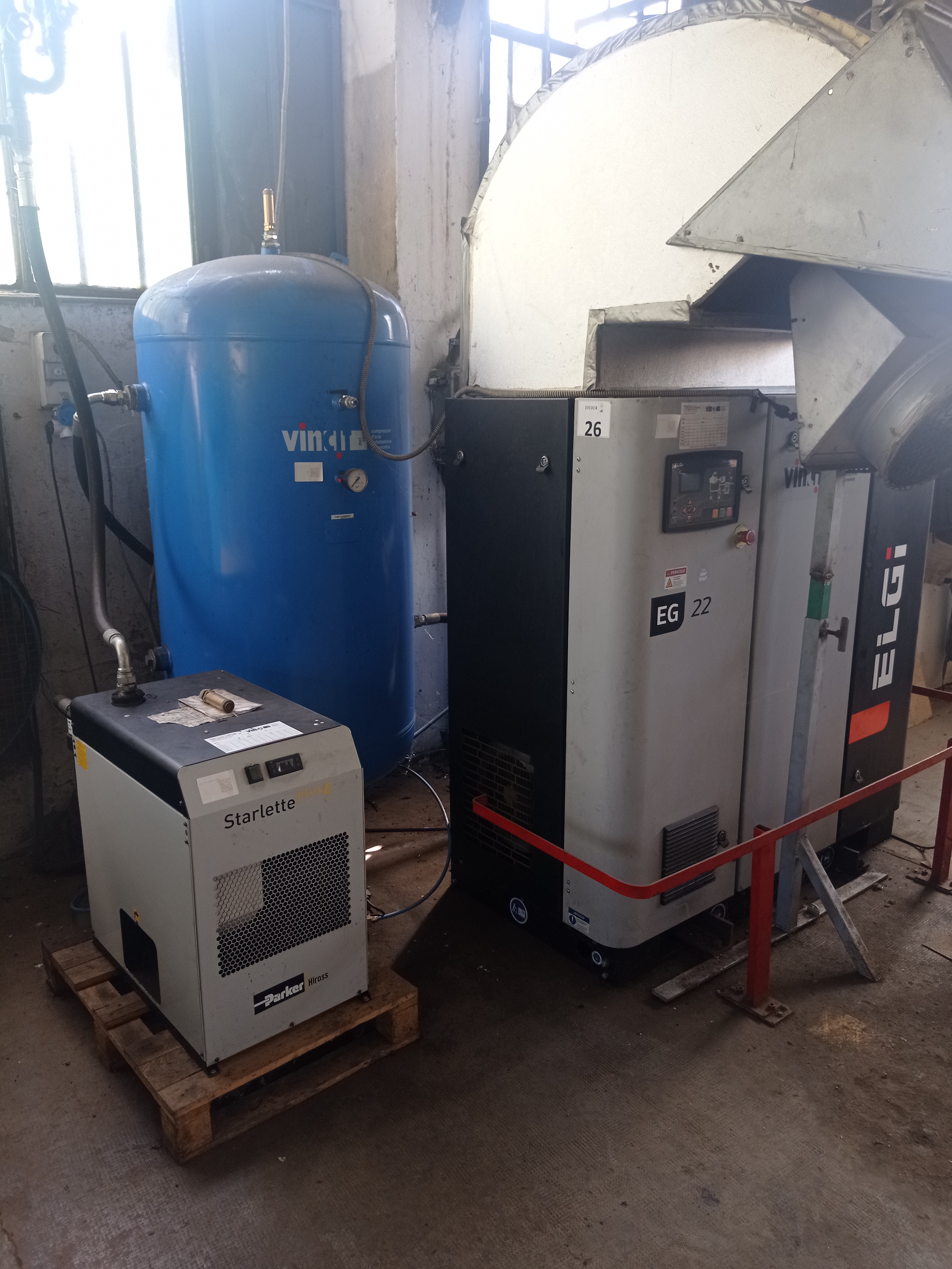 Compressore ELGI EG 22-10V in vendita - foto 2