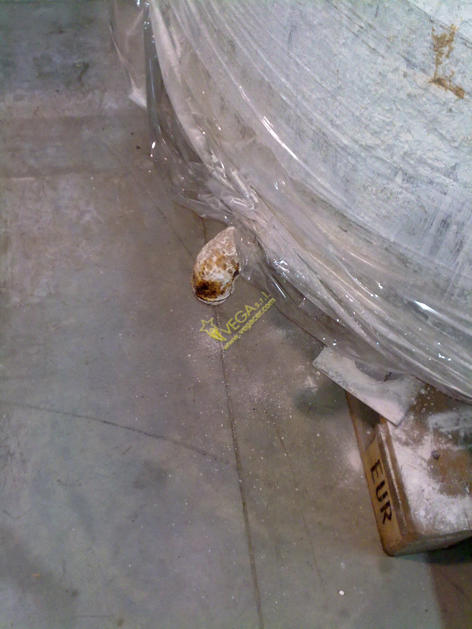 Art. 4175 Vasca rotonda in acciaio inox per smalto  in vendita - foto 2