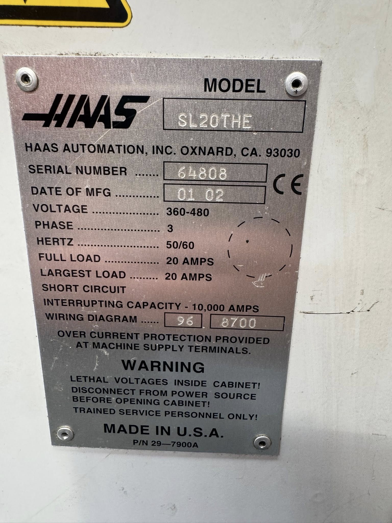 Tornio CNC HAAS usato in vendita - foto 7